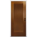 Codel Doors 36" x 80" Fir Grain Shaker Exterior Fiberglass Door 3068LHISPFG1PSHK69161DM